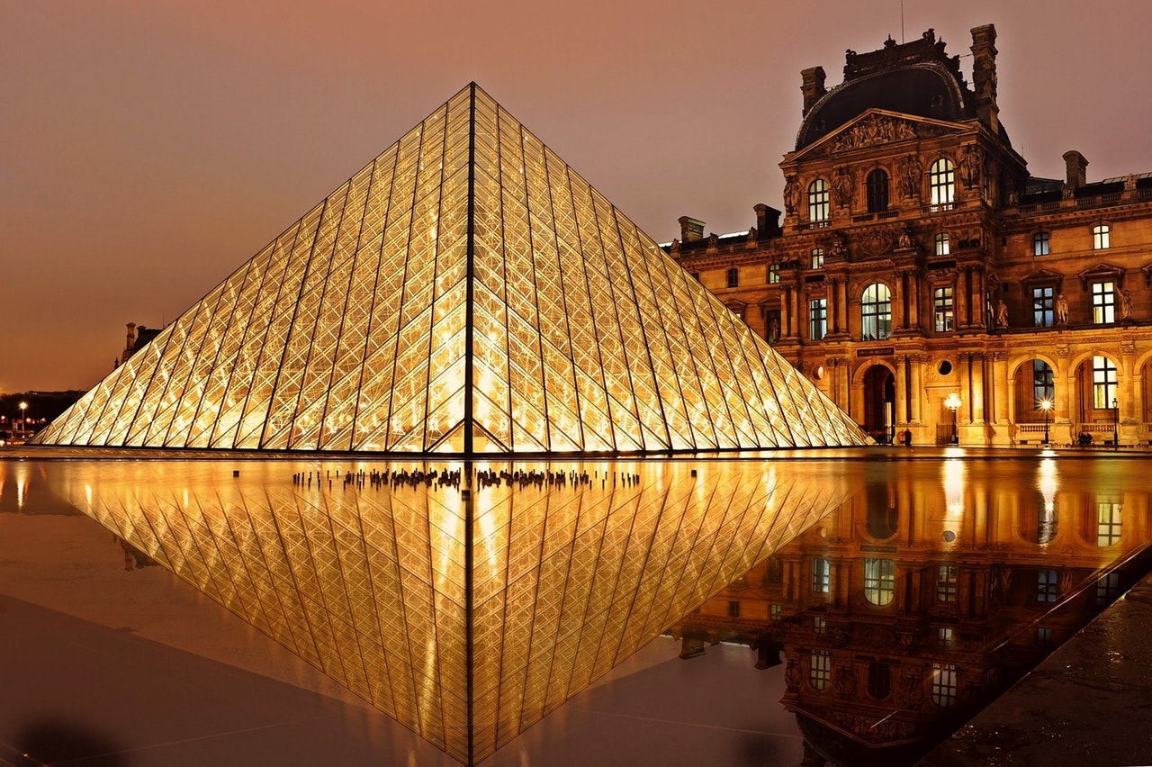 世界著名的艺术殿堂，举世瞩目的万宝之宫卢浮宫